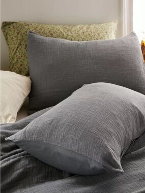 NWT Urban Outfitters Cozy Slub Sham Set